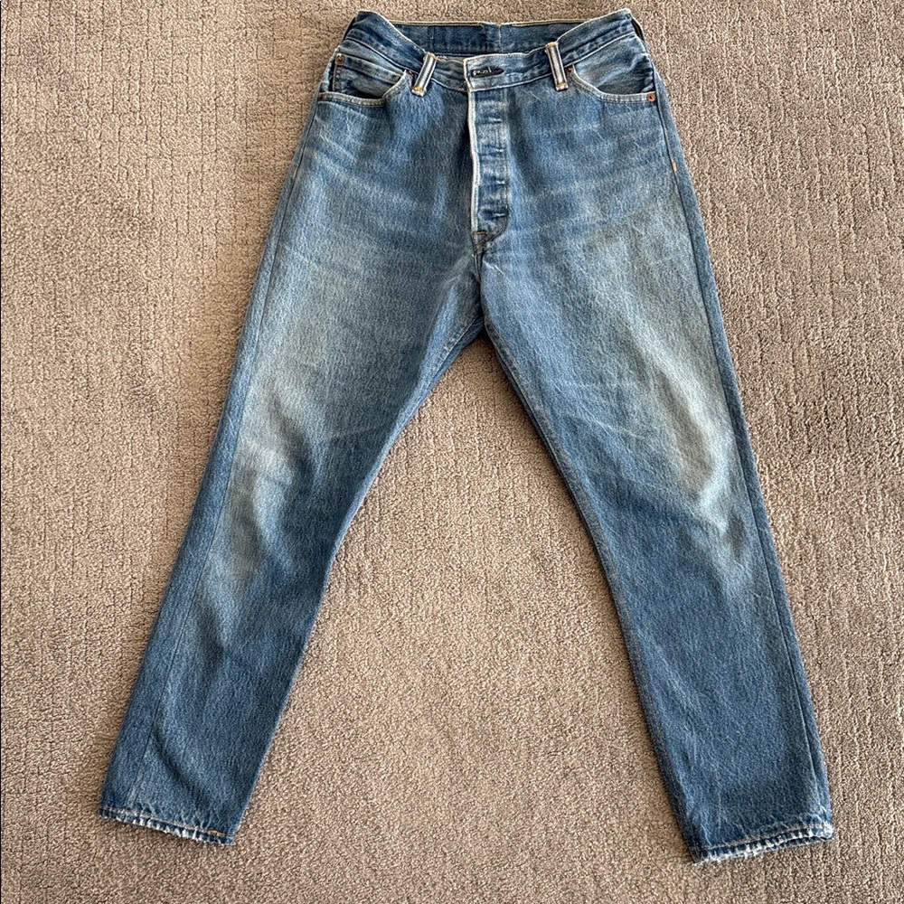 Re/Done High Rise Blue Women's Jeans